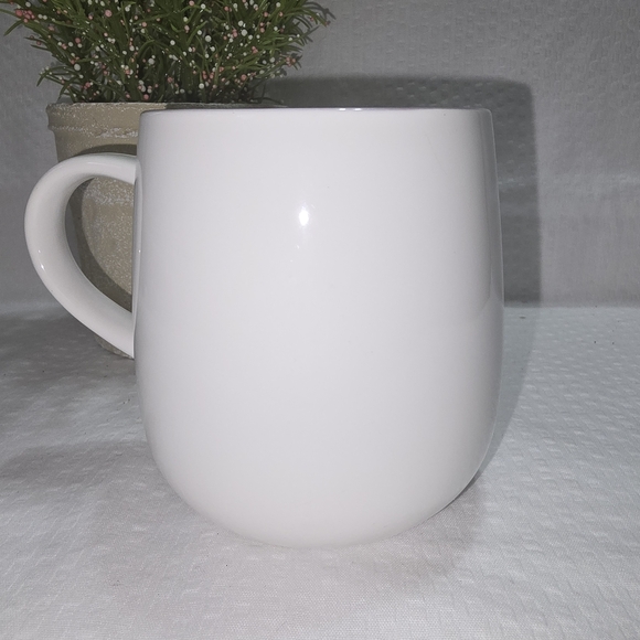 Caribou Coffee Hedgehog Design White Ceramic Mug 2015 - Picture 3 of 6